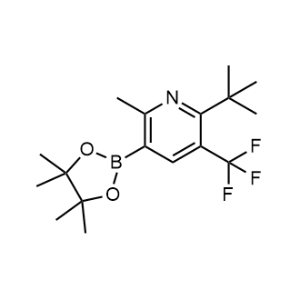 2-(tert-Butyl)-6-methyl-5-(4,4,5,5-tetramethyl-1,3,2-dioxaborolan-2-yl)-3-(trifluoromethyl)pyridine|CS-0909502
