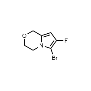 6-Bromo-7-fluoro-3,4-dihydro-1H-pyrrolo[2,1-c][1,4]oxazine|CS-0909843