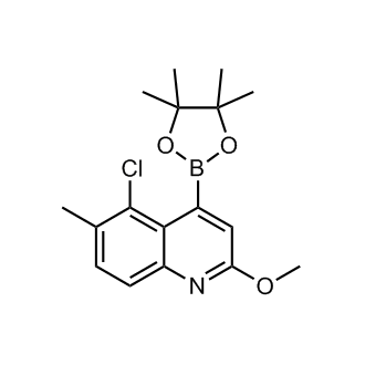 5-Chloro-2-methoxy-6-methyl-4-(4,4,5,5-tetramethyl-1,3,2-dioxaborolan-2-yl)quinoline|CS-0909863