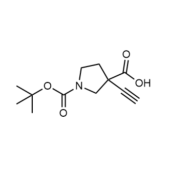 1-(tert-Butoxycarbonyl)-3-ethynylpyrrolidine-3-carboxylic acid|CS-0909963