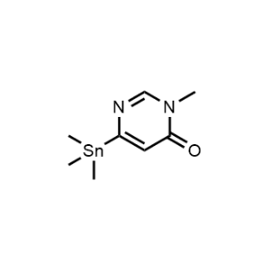 3-Methyl-6-(trimethylstannyl)pyrimidin-4(3H)-one|CS-0910097