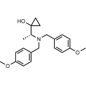 (R)-1-(1-(Bis(4-methoxybenzyl)amino)ethyl)cyclopropan-1-ol|CS-0910126