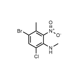 4-Bromo-6-chloro-N,3-dimethyl-2-nitroaniline|CS-0910250