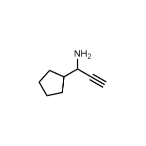 1-Cyclopentylprop-2-yn-1-amine|CS-0910269