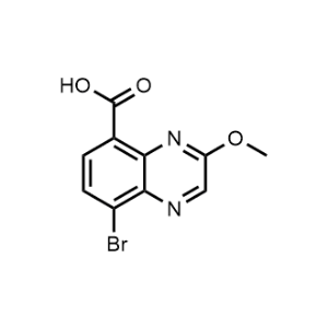 5-Quinoxalinecarboxylic acid, 8-bromo-3-methoxy-|CS-0910556