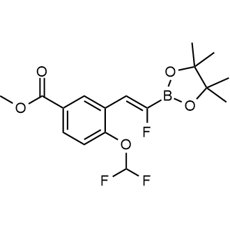 Methyl (Z)-4-(difluoromethoxy)-3-(2-fluoro-2-(4,4,5,5-tetramethyl-1,3,2-dioxaborolan-2-yl)vinyl)benzoate|CS-0910572