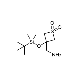 3-(Aminomethyl)-3-((tert-butyldimethylsilyl)oxy)thietane 1,1-dioxide|CS-0910844