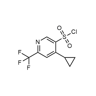 4-Cyclopropyl-6-(trifluoromethyl)pyridine-3-sulfonyl chloride|CS-0910978