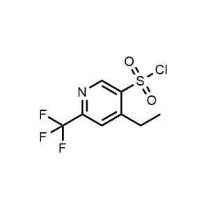 4-Ethyl-6-(trifluoromethyl)pyridine-3-sulfonyl chloride|CS-0910980