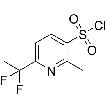 6-(1,1-Difluoroethyl)-2-methylpyridine-3-sulfonyl chloride|CS-0911054