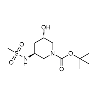tert-Butyl (3S,5S)-3-hydroxy-5-(methylsulfonamido)piperidine-1-carboxylate|CS-0911142