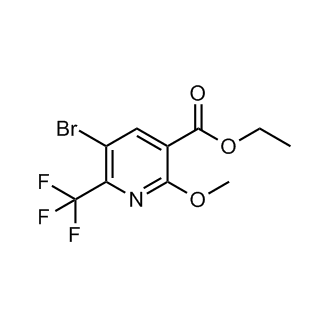 Ethyl 5-bromo-2-methoxy-6-(trifluoromethyl)nicotinate|CS-0911250