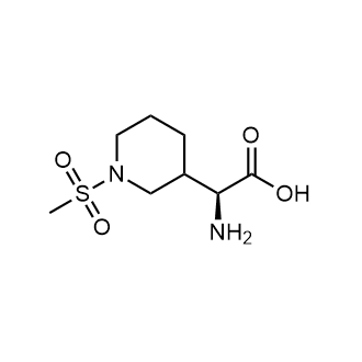 (2S)-2-Amino-2-(1-(methylsulfonyl)piperidin-3-yl)acetic acid|CS-0911303