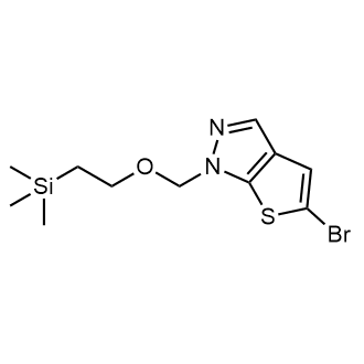 5-Bromo-1-((2-(trimethylsilyl)ethoxy)methyl)-1H-thieno[2,3-c]pyrazole|CS-0911309