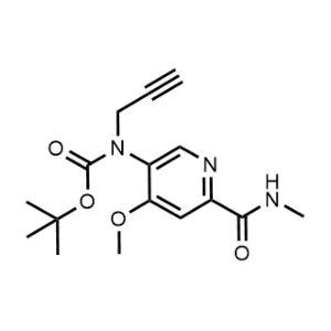 tert-Butyl (4-methoxy-6-(methylcarbamoyl)pyridin-3-yl)(prop-2-yn-1-yl)carbamate|CS-0911367