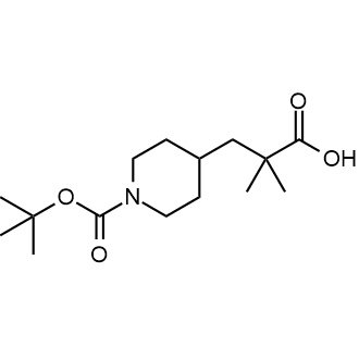 3-(1-(tert-Butoxycarbonyl)piperidin-4-yl)-2,2-dimethylpropanoic acid|CS-0911602