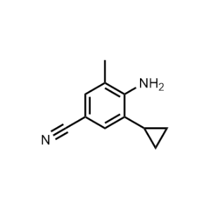 4-Amino-3-cyclopropyl-5-methylbenzonitrile|CS-0911764