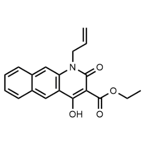 Ethyl 1-allyl-4-hydroxy-2-oxo-1,2-dihydrobenzo[g]quinoline-3-carboxylate|CS-0912233