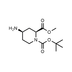 rel-1-(Tert-butyl) 2-methyl (2S,4R)-4-aminopiperidine-1,2-dicarboxylate|CS-0913682