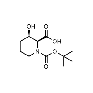 rel-(2S,3R)-1-(tert-butoxycarbonyl)-3-hydroxypiperidine-2-carboxylic acid|CS-0913763