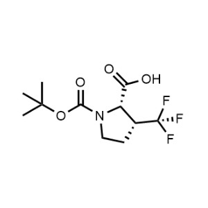 rel-1-(1,1-Dimethylethyl) (2R,3S)-3-(trifluoromethyl)-1,2-pyrrolidinedicarboxylate|CS-0913777