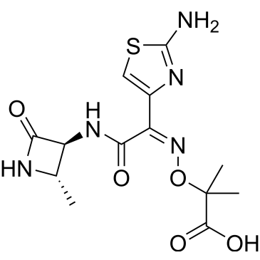 2-(((Z)-(1-(2-aminothiazol-4-yl)-2-(((2S,3S)-2-methyl-4-oxoazetidin-3-yl)amino)-2-oxoethylidene)amino)oxy)-2-methylpropanoic acid|CS-0913987