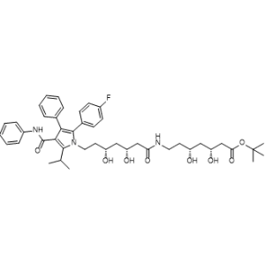 tert-butyl (3R,5R)-7-((3R,5R)-7-(2-(4-fluorophenyl)-5-isopropyl-3-phenyl-4-(phenylcarbamoyl)-1H-pyrrol-1-yl)-3,5-dihydroxyheptanamido)-3,5-dihydroxyheptanoate|CS-0914011
