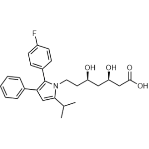 tert-butyl (3R,5R)-7-(2-(4-fluorophenyl)-5-isopropyl-3-phenyl-1H-pyrrol-1-yl)-3,5-dihydroxyheptanoate calcium(II)|CS-0914018