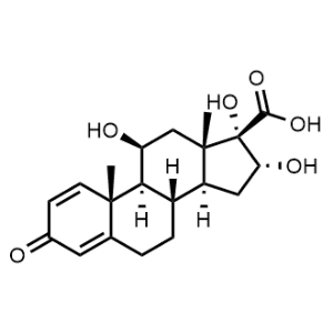 (8S,9S,10R,11S,13S,14S,16R,17S)-11,16,17-trihydroxy-10,13-dimethyl-3-oxo-6,7,8,9,10,11,12,13,14,15,16,17-dodecahydro-3H-cyclopenta[a] phenanthrene-17-carboxylic acid|CS-0914036