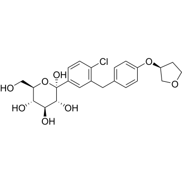 (2S,3R,4S,5S,6R)-2-(4-chloro-3-(4-(((S)-tetrahydrofuran-3-yl)oxy) benzyl)phenyl)-6-(hydroxymethyl)tetrahydro-2H-pyran-2,3,4,5- tetraol|CS-0914111