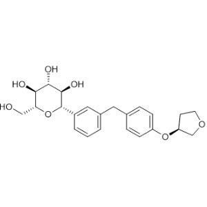 (2R,3S,4R,5R,6S)-2-(hydroxymethyl)-6-(3-(4-(((S)- tetrahydrofuran-3-yl)oxy)benzyl)phenyl)tetrahydro-2H -pyran-3,4,5-triol|CS-0914113