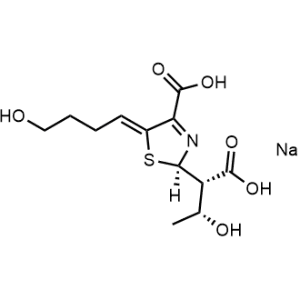 sodium (R,Z)-2-((1S,2R)-1-carboxylato-2-hydroxypropyl)-5-(4- hydroxybutylidene)-2,5-dihydrothiazole-4-carboxylate|CS-0914140