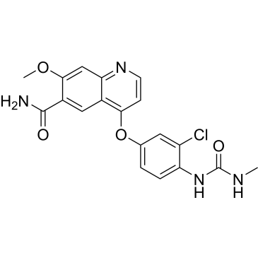 4-(3-chloro-4-(3-methylureido)phenoxy)-7-methoxyquinoline-6-carboxamide|CS-0914210