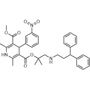 3-(1-((3,3-diphenylpropyl)amino)-2-methylpropan-2-yl) 5-methyl 2,6-dimethyl-4-(3-nitrophenyl)-1,4-dihydropyridine-3,5-dicarboxylate|CS-0914223