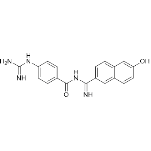 4-guanidino-N-((6-hydroxynaphthalen-2-yl)(imino)methyl)benzamide|CS-0914291