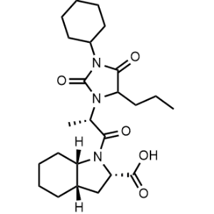 (2S,3aS,7aS)-1-((2S)-2-(3-cyclohexyl-2,4-dioxo-5-propylimidazolidin-1-yl)propanoyl)octahydro-1H-indole-2-carboxylate|CS-0914303