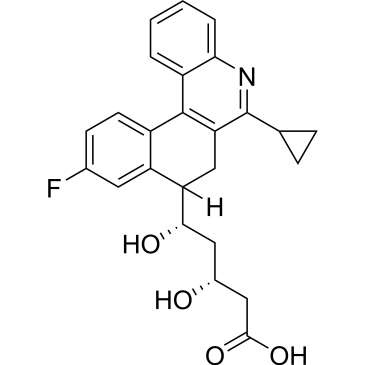 (3R,5S)-5-(6-cyclopropyl-10-fluoro-7,8-dihydrobenzo[k]phenanthridin-8-yl)-3,5-dihydroxypentanoic acid|CS-0914312
