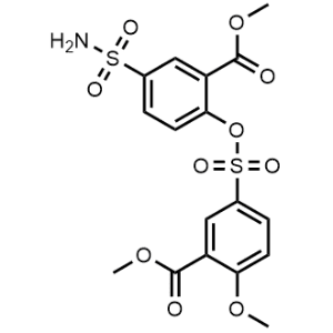 methyl 2-methoxy-5-((2-(methoxycarbonyl)-4-sulfamoylphenoxy)sulfonyl)benzoate|CS-0914384