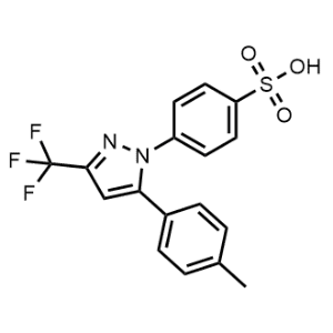 4-(5-(p-tolyl)-3-(trifluoromethyl)-1H-pyrazol-1-yl)benzenesulfonic acid|CS-0914411