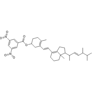 (S)-3-((E)-2-((1R,7aR)-1-((2R,5R,E)-5,6-dimethylhept-3-en-2-yl)-7a-methyl-2,3,5,6,7,7a-hexahydro-1H-inden-4-yl)vinyl)-4-methylcyclohex-3-en-1-yl 3,5-dinitrobenzoate|CS-0914499