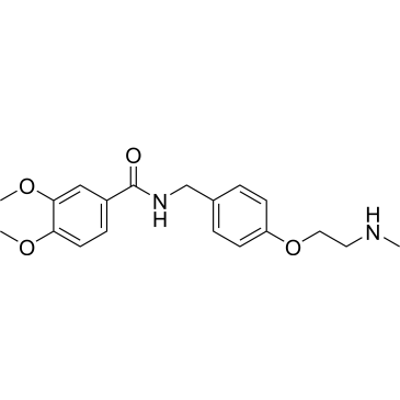 3,4-dimethoxy-N-(4-(2-(methylamino)ethoxy)benzyl)benzamide hydrochloride|CS-0914555