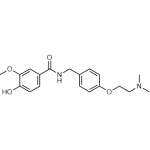 N-(4-(2-(Dimethylamino)ethoxy)benzyl)-4-hydroxy-3-methoxybenzamide|CS-0914556