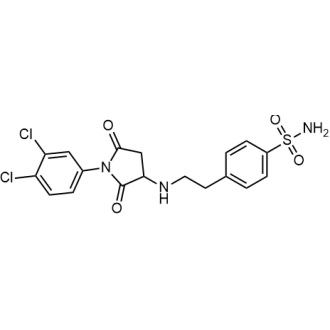 4-[2-[[1-(3,4-dichlorophenyl)-2,5-dioxopyrrolidin-3-yl]amino]ethyl]benzenesulfonamide|CS-0915461