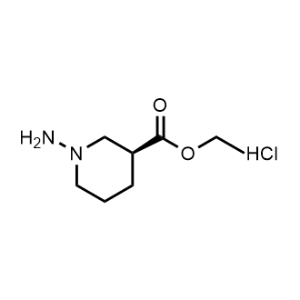 3-Piperidinecarboxylic acid, 1-amino-, ethyl ester, hydrochloride , (3S)-|CS-0915478