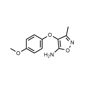4-(4-Methoxyphenoxy)-3-methyl-5-isoxazolamine|CS-0915502