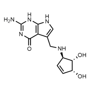 rel-2-Amino-5-[[[(1R,4R,5S)-4,5-dihydroxy-2-cyclopenten-1-yl]amino]methyl]-3,7-dihydro-4H-pyrrolo[2,3-d]pyrimidin-4-one|CS-0915537