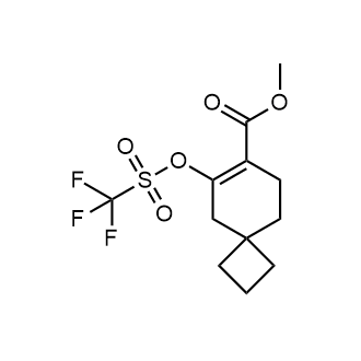 Methyl 6-[[(trifluoromethyl)sulfonyl]oxy]spiro[3.5]non-6-ene-7-carboxylate|CS-0926197