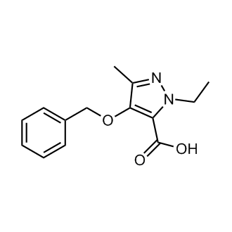 4-(Benzyloxy)-1-ethyl-3-methyl-1H-pyrazole-5-carboxylic acid|CS-0926212