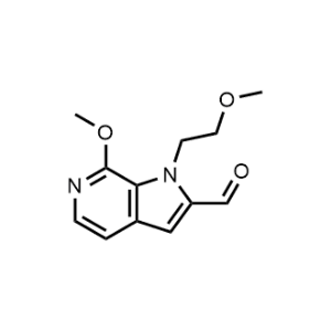 1H-Pyrrolo[2,3-c]pyridine-2-carboxaldehyde, 7-methoxy-1-(2-methoxyethyl)-|CS-0926213