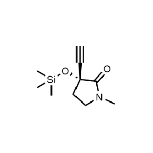 (R)-3-Ethynyl-1-methyl-3-((trimethylsilyl)oxy)pyrrolidin-2-one|CS-0926348
